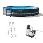 20 ft. x 48 in. Ultra XTR Frame Round Swimming Pool Set with Sand Filter Pump
