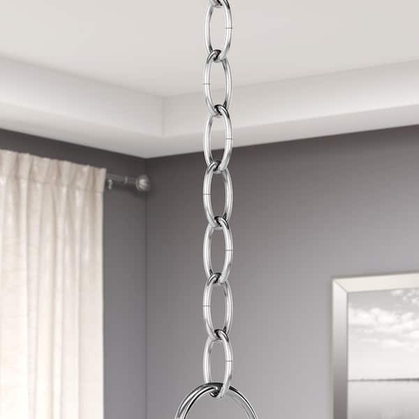 Accessories 3 ft. Polished Chrome Heavy-Duty Decorative Chain