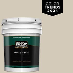 Glidden Essentials 1 gal. PPG1033-5 Gray Heron Satin Exterior Paint PPG1033-5EX-1SA  - The Home Depot