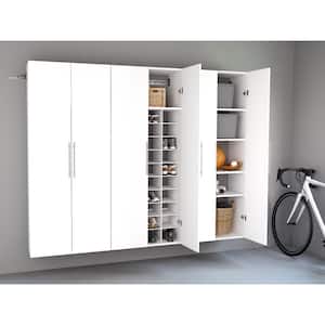 3-Piece Composite Garage Storage System in White (90 in. W x 72 in. H x 16 in. D)