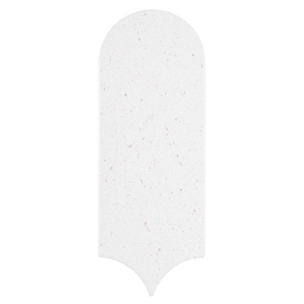 ANDOVA Picole Chisma White 3 in. x 9 in. Popsicle Terazzo Look