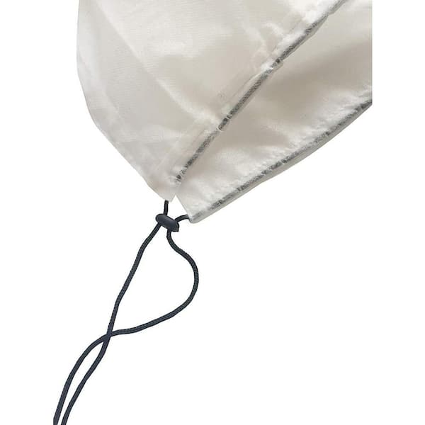 Agfabric 84 in. H x 84 in. Dia 1.5 oz. Round Shrub Jacket Warm Worth Frost Blanket 3D Round Plant Cover for Season Extension