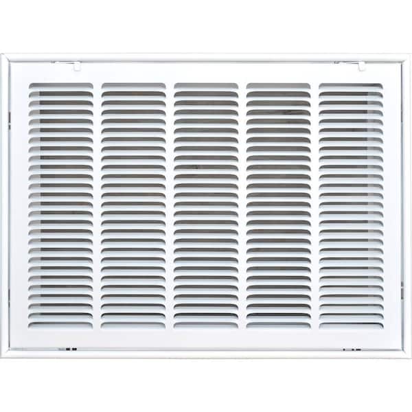 SPEEDI-GRILLE 20 in. x 14 in. Return Air Vent Filter Grille, White with Fixed Blades