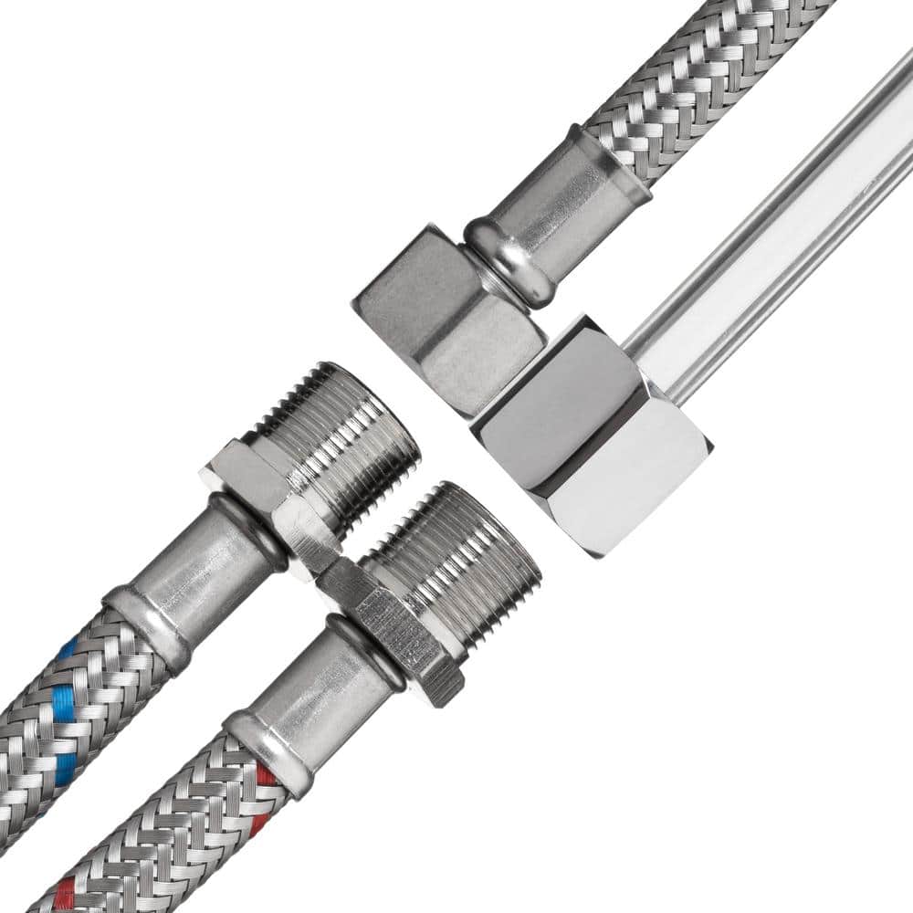 Side-Mounted Chrome Adjustable Spray Bidet with Dual Temperature