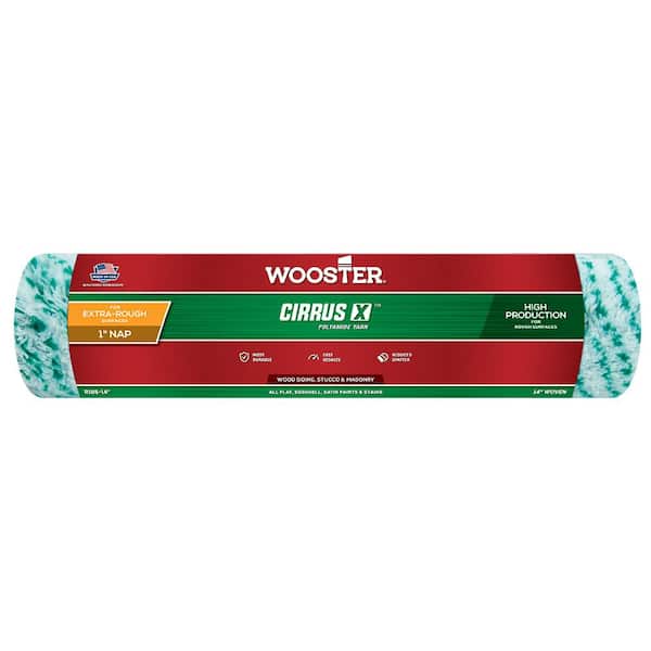 Wooster 14 in. x 1 in. Polyamide Yarn High-Density Cirrus Pro X Woven Roller Cover
