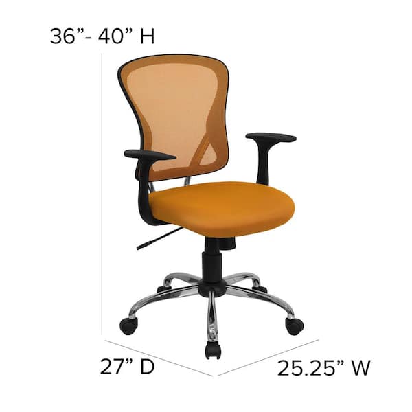 narrow task chair