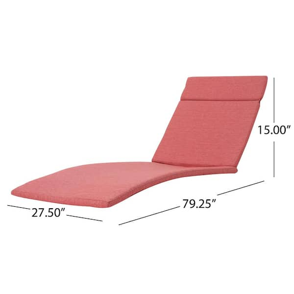 Noble house miller outdoor shop chaise lounge cushion