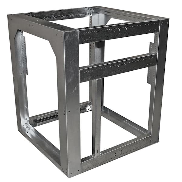 Uniframe Systems Outdoor Kitchen Framing Island Module 30 in. in Galvanized Steel
