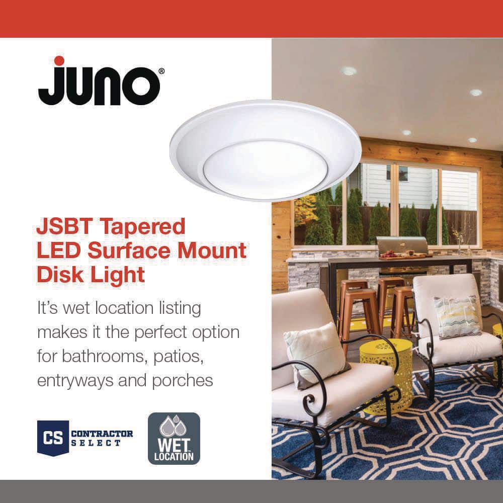 4'' Matte White Aluminum LED Recessed Lighting Kit