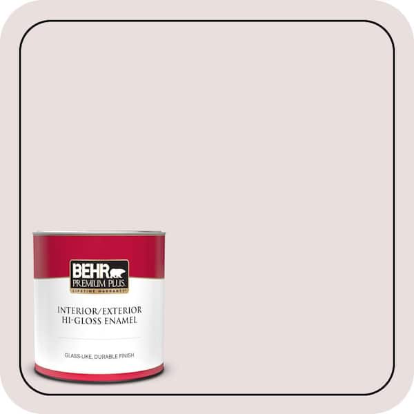 BEHR PREMIUM PLUS 1 qt. #N120-1 Parasol Hi-Gloss Enamel Interior/Exterior Paint & Primer