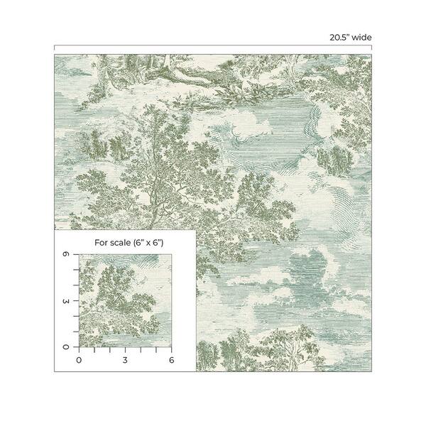 DIY Home Decor Serene Scenes Peel & Stick Wallpaper - Sapphire ...