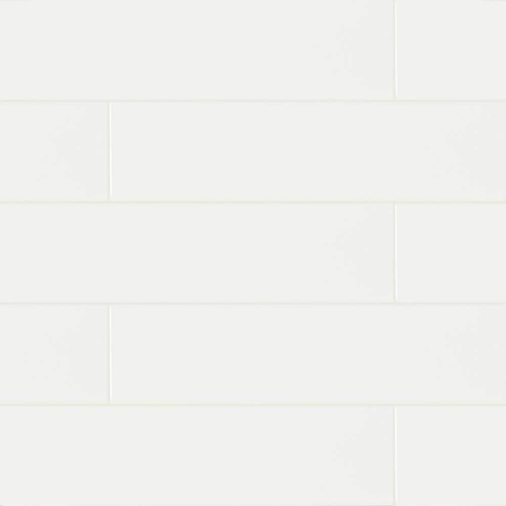 Take Home Tile Sample - White Glossy 4 in. x 4 in. Glossy Wall Ceramic Tile price history on PriceWatchPro
