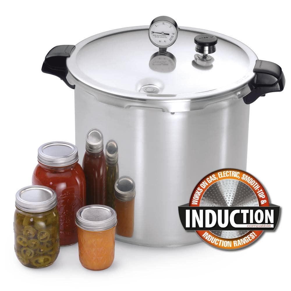 23-Quart Stainless Steel Induction Pressure Canner