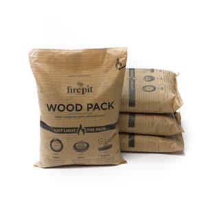 30-Minute Fire Pit Wood Packs (4-Pack)
