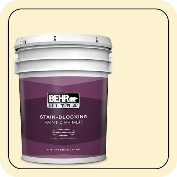 BEHR ULTRA 5 gal. #380C-2 Desert Lily Extra Durable Eggshell Enamel Interior Paint & Primer