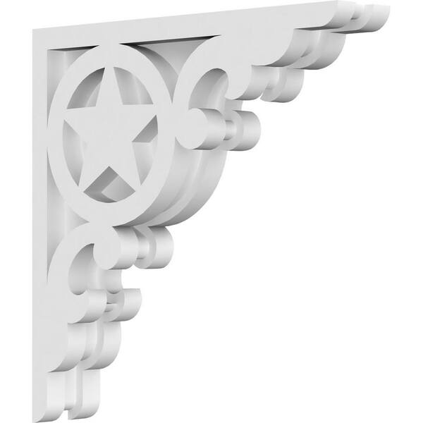 Ekena Millwork Austin 1.5 in. W x 10 in. H x 10 in. D Signature Urethane Polyurethane Corbel