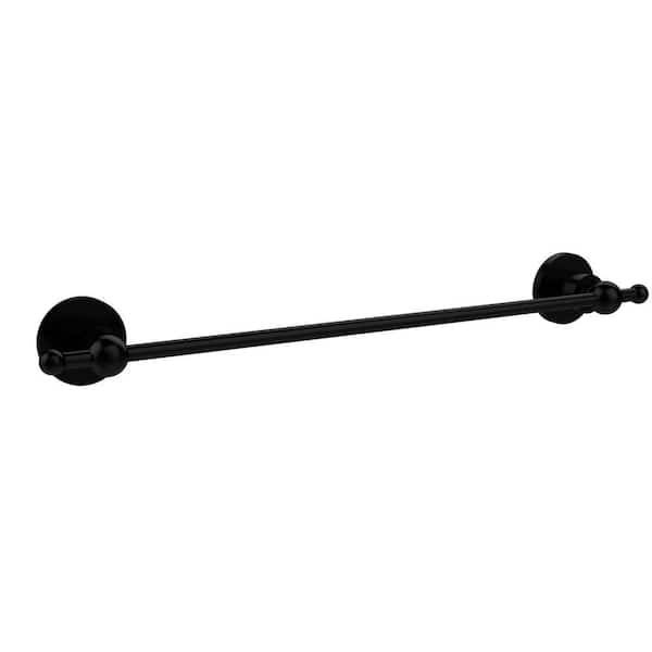 Allied Brass Astor Place Collection 24 in. Towel Bar in Matte Black