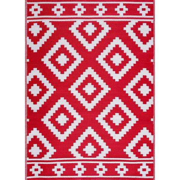 Dii Vintage Red And Off White 2-Tone Ribbed Rug 2X3 Ft, 1 - City Market