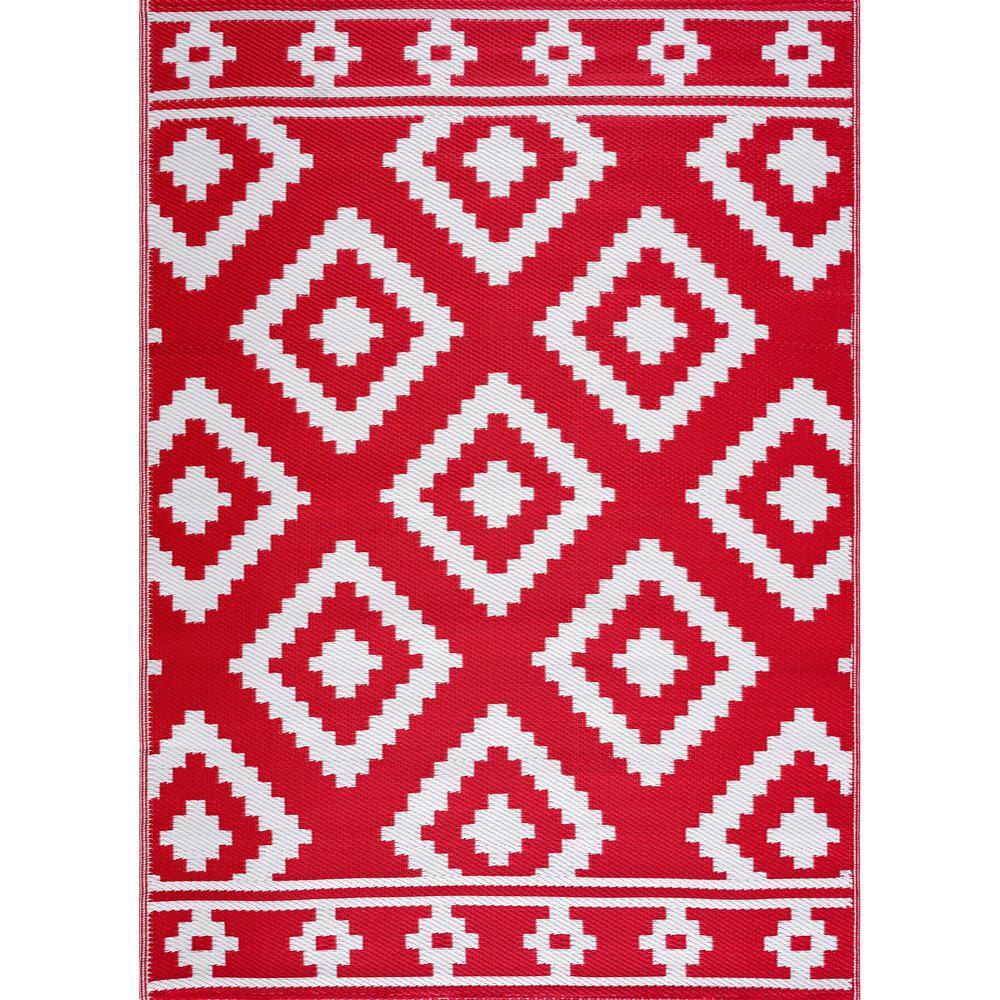 Direct Home Textiles Group Milan Skid-Resistant 27x45 Rectangular Scatter Rugs | Red | 2 x 4 ft | Rugs + Floor Coverings Accent Rugs | Skid Resistant