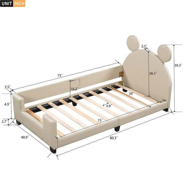 Disney minnie mouse wood twin outlet bed