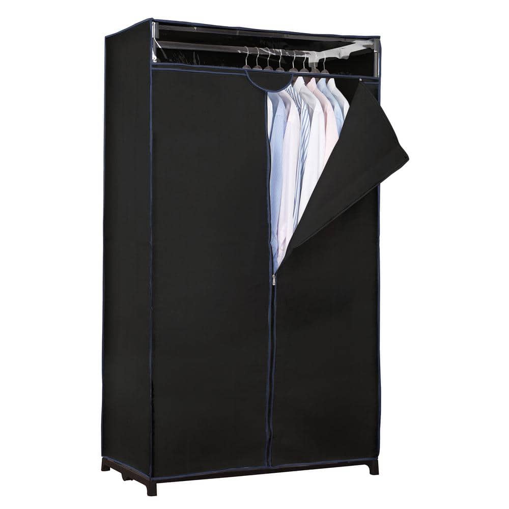 Simplify Black Portable Closet (36 in. W x 63 in. H) 4062-BLACK - The ...