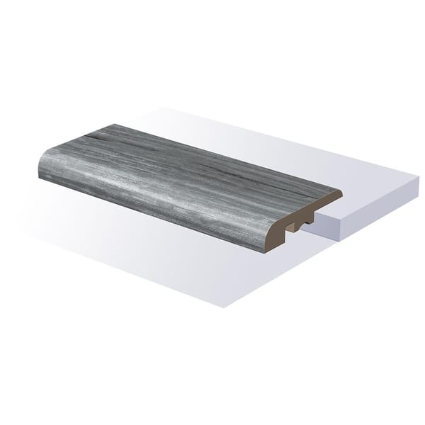 SELKIRK FLOORS Smokey Keystone 0.35 in. T x 1.57 in. W x 94 in. L Waterproof Vinyl End Cap Moulding