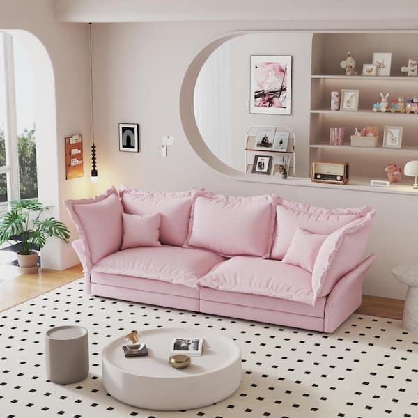 Pink - Sectional Sofas - The Home Depot Pink - Sectional Sofas - The Home Depot