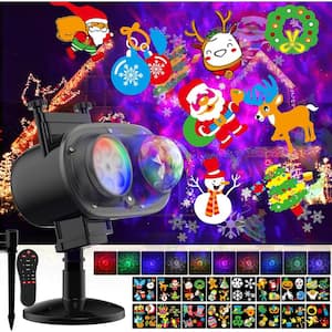1920 x 1080 Christmas Decorations Projector Holiday Lights 26 HD Effects with 50 Lumens