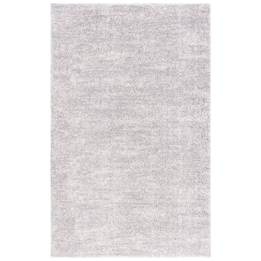 Berber Shag 4 ft. x 6 ft. Gray/Ivory 2-Toned Solid Area Rug price history on PriceWatchPro