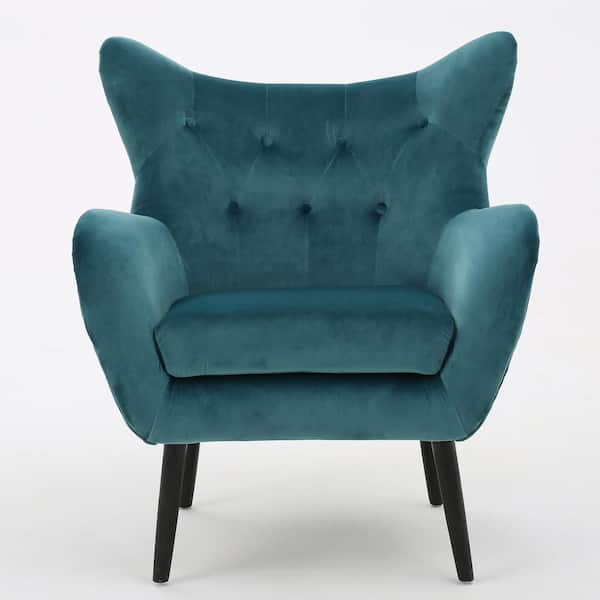 Dark teal online accent chair