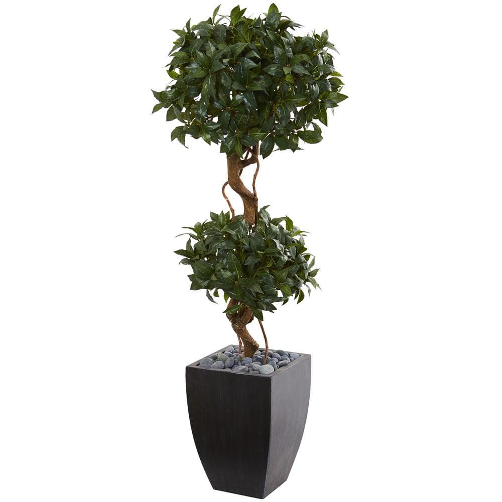 L’Appartement 別注STAMMBAUM 　新品！¥39600 Nearly Natural 4.5 ft. Sweet Bay Artificial Double Topiary Tree in