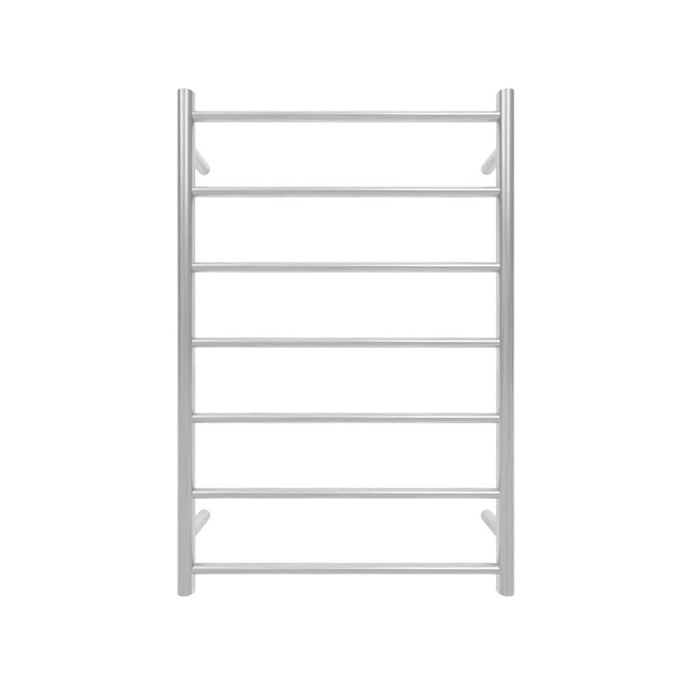 Brushed Stainless Steel Wall Mounted Towel Warmer with 7 Bars