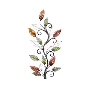 Stratton Home Decor Tricolor Flower Wall Decor S02369 - The Home Depot