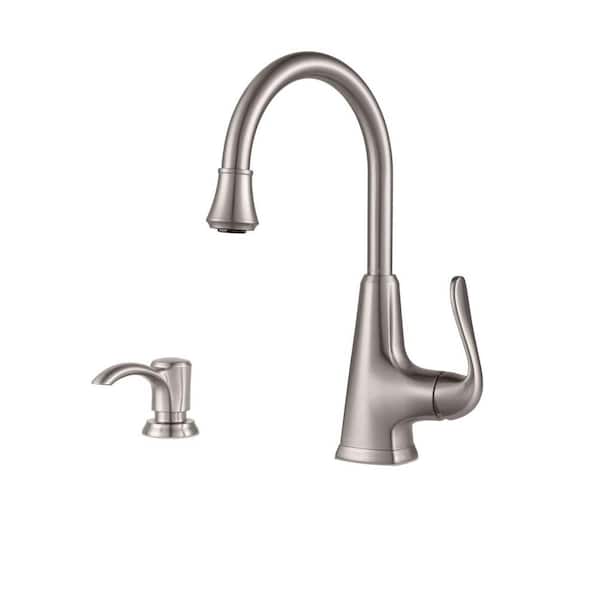Pfister Pasadena Single-Handle Bar Faucet in Stainless Steel