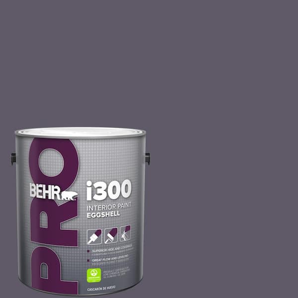 1 gal. #S570-7A Plush Purple Eggshell Interior Paint