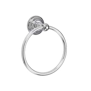 Deveral Wall Mounted Towel Ring in Chrome Finish