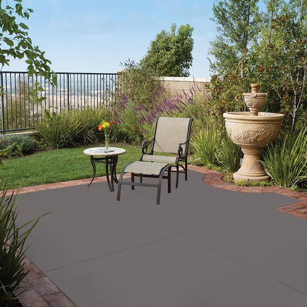 1 gal. #PFC-74 Tarnished Silver Solid Color Flat Interior/Exterior Concrete Stain