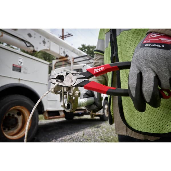 Milwaukee Linesman Plier w/Comfort Grip with 8 in. Long Nose Plier