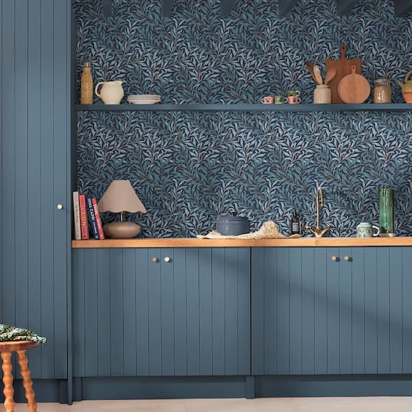William Morris At Home Willow Bough Deep Blue's Wallpaper
