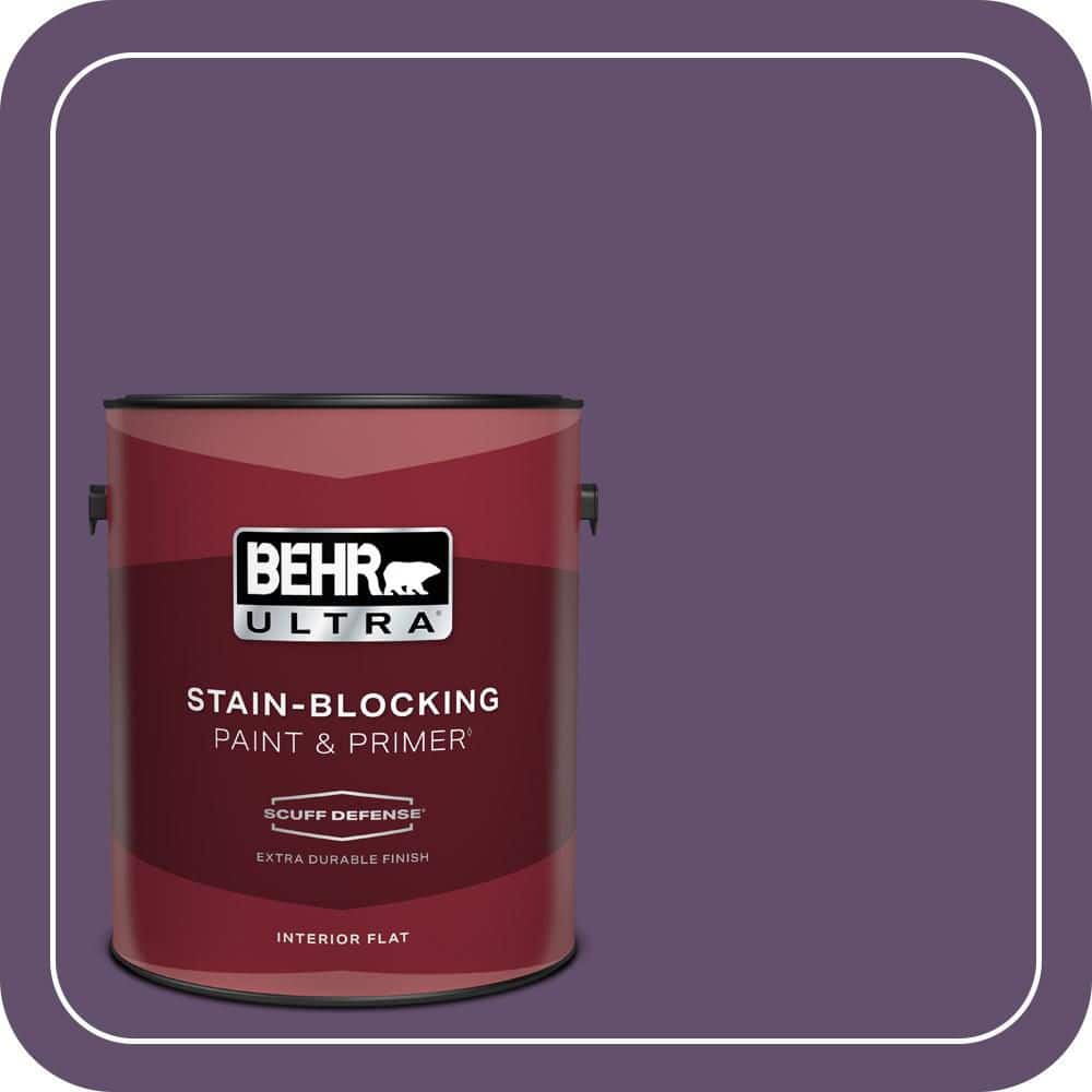 1 gal. #660D-7 Blackberry Farm Extra Durable Flat Interior Paint & Primer price history on PriceWatchPro