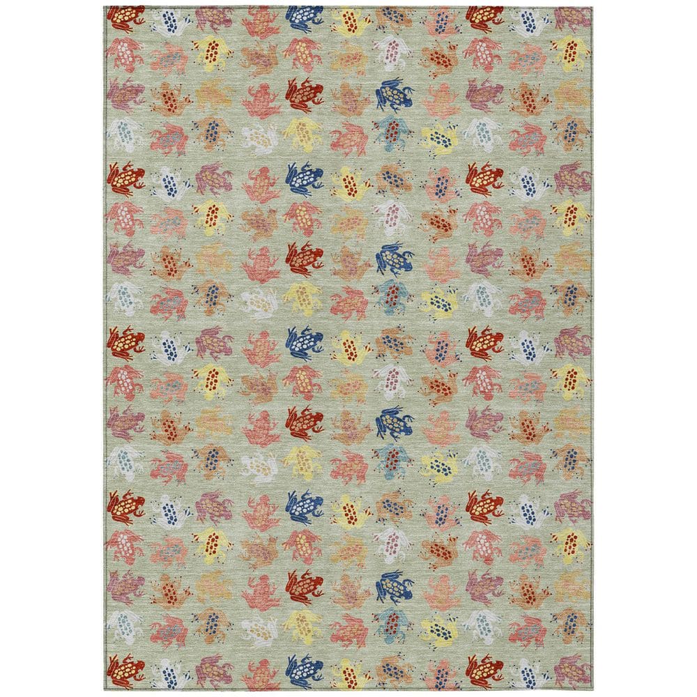 Chantille Machine Washable Indoor/Outdoor Abstract ACN2623 Celery 9 ft. x 12 ft. Area Rug price history on PriceWatchPro