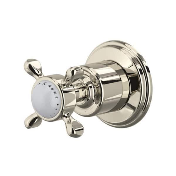ROHL Edwardian Valve 1-Handle Shower Trim Kit in Polished Nickel
