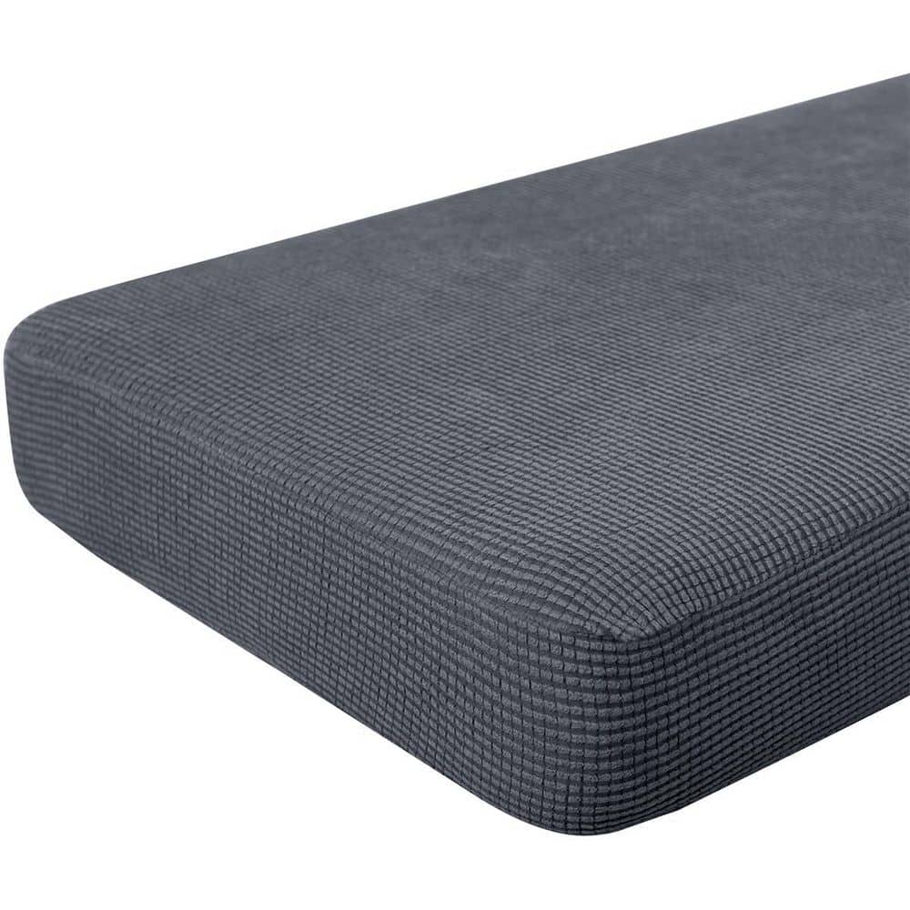 Large Stretch Couch Cushion Cover 1 Piece Gray Polyester Spandex Sofa Seat Slipcover Protector Water-Resistant price history on PriceWatchPro