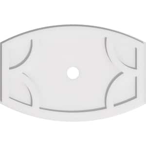 24 in. W x 16 in. H x 2 in. ID x 1 in. P Kailey Architectural Grade PVC Contemporary Ceiling Medallion