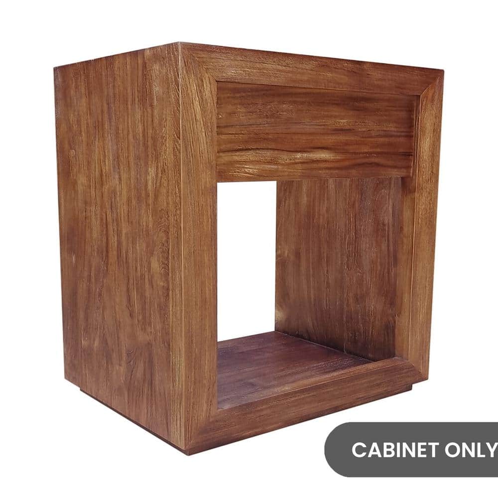 Rennes 36" Walnut Reclaimed Wood Freestanding Vanity