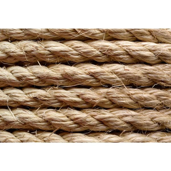 Nautical Rope - Brown Jute Rope for Rustic Crafts and Decoration - 8 Feet