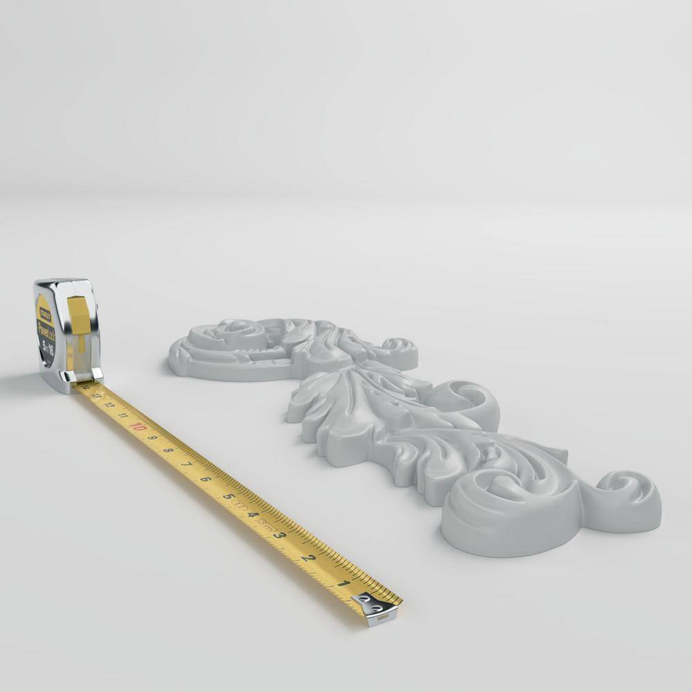 Primed White Polyurethane Architectural Crown Onlay