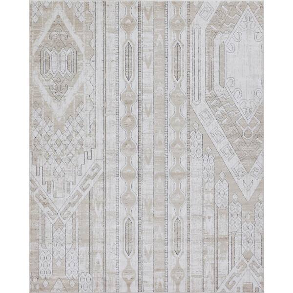 Unique Loom Portland Orford Tan 8 ft. x 10 ft. Area Rug 3147132 The