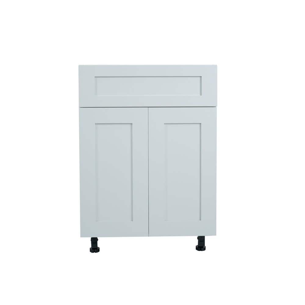 Everest 33 in. W x 24 in. D x 34.5 in. H Ready to Assemble Shaker Base Kitchen Cabinet in White price history on PriceWatchPro