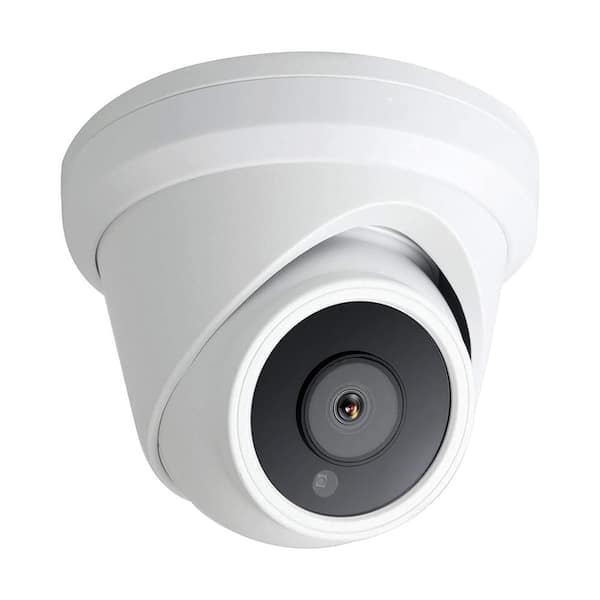 8MP UltraHD PoE IP Security Camera AI Human Vehicle Detection 128° FoV Audio Indoor Outdoor Commercial Use